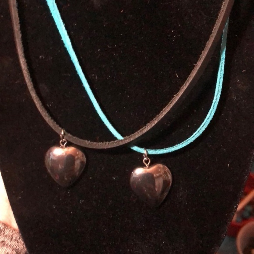 Hematite Heart Necklace